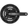 Система SHIMANO ALTUS, M371, 170 мм, квадрат, 44/32/22, с болтами, с защитой, черный EFCM371C422CL